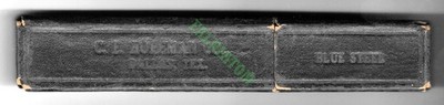 C.E. Hoffman Dallas TX Blue Steel Straight Razor Case (case ONLY)