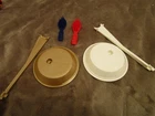 Vintage Barbie:  Lot Doll Brushes and Stands