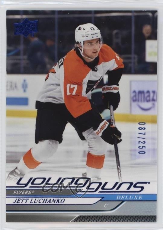 2024 Upper Deck Series 2 Young Guns Deluxe 87/250 Jett Luchanko #484 Rookie RC