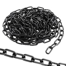 30 ft. Black Chain - 1/8 Inches Heavy Duty Decorative Black Chain for Hanging...