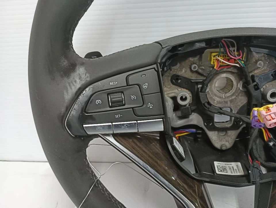 Very Low Miles Heated Black Leather Steering Wheel from 2024 Cadillac XT6 455100 - Image 3 of 4