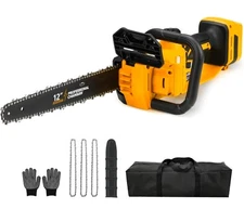 Brushless Electric Chainsaw 12" Cordless (Battery not included) 20V/60V Battery