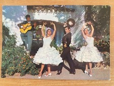 Alte Postkarte Flamenco