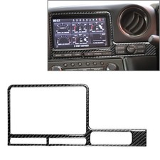 RHD Car Auto GPS Navigation Panel Cover Trim For Nissan GTR R35 2008-2016