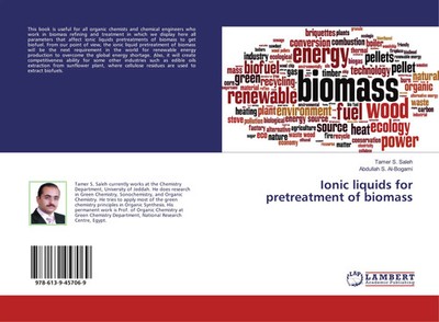 Tamer S. Saleh (u. a.) | Ionic liquids for pretreatment of biomass | Taschenbuch