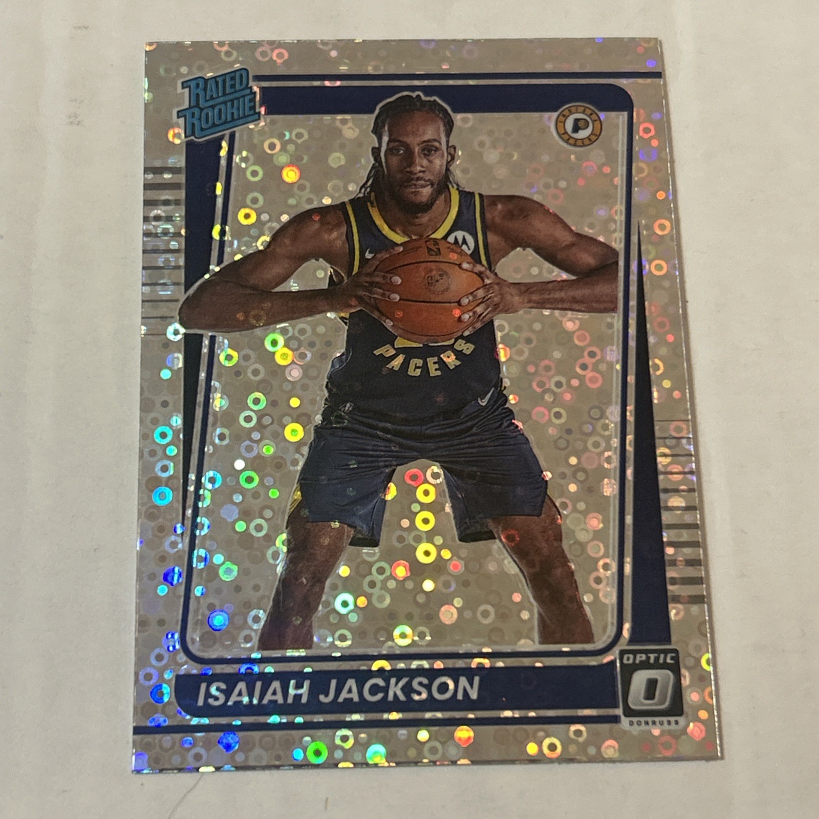 Isaiah Jackson 2021-22 Panini Donruss Optic RC Fast Break #167 Pacers