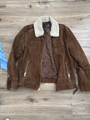 Suede Express Rick Grimes Kill Jacket Look Alike Size Large ￼