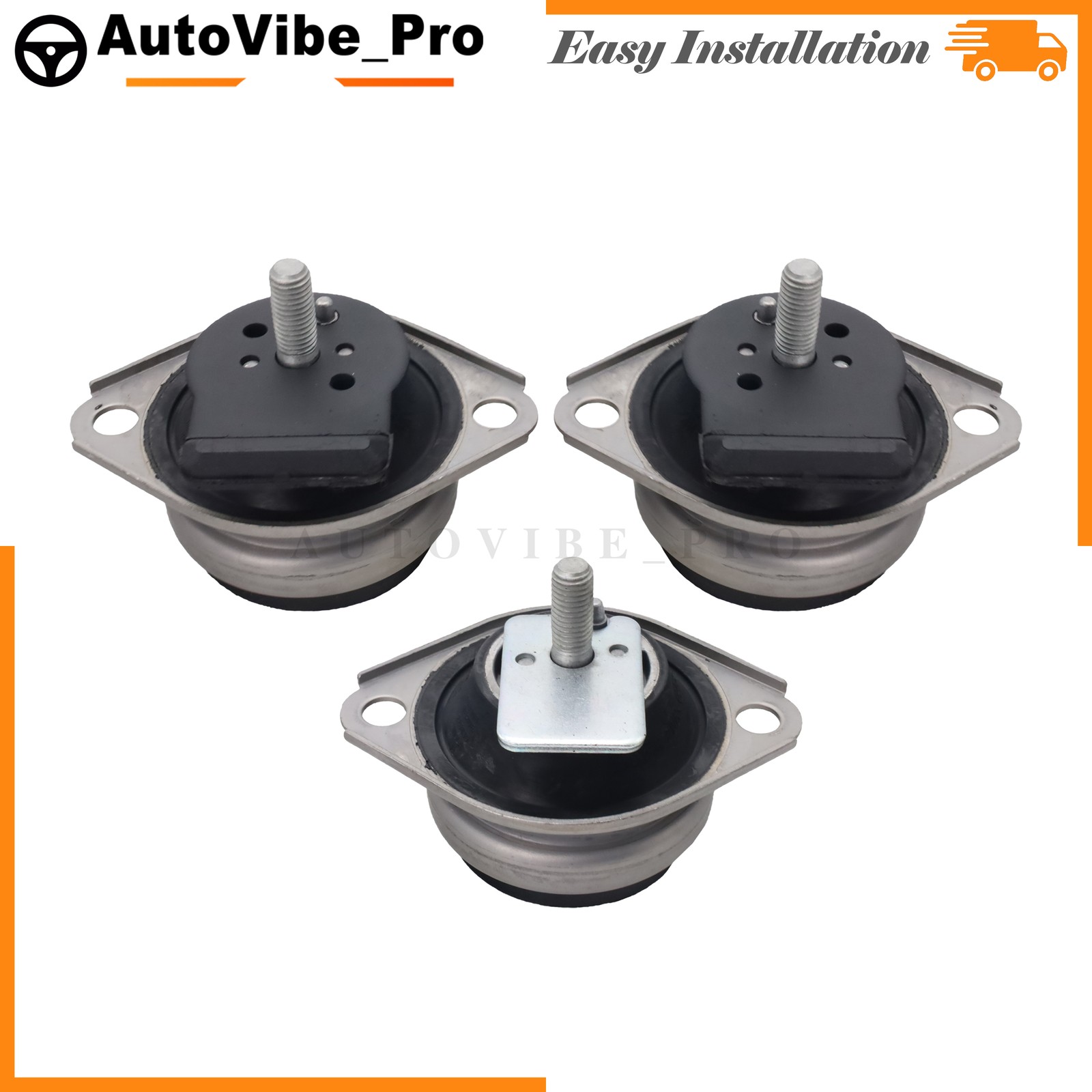 Maserati Quattroporte 2003-2012 Engine mounts 3 pcs