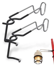 Lantern Stand Hook Camping Light Pole – Heavy Duty Camping Lantern Stand Tent...