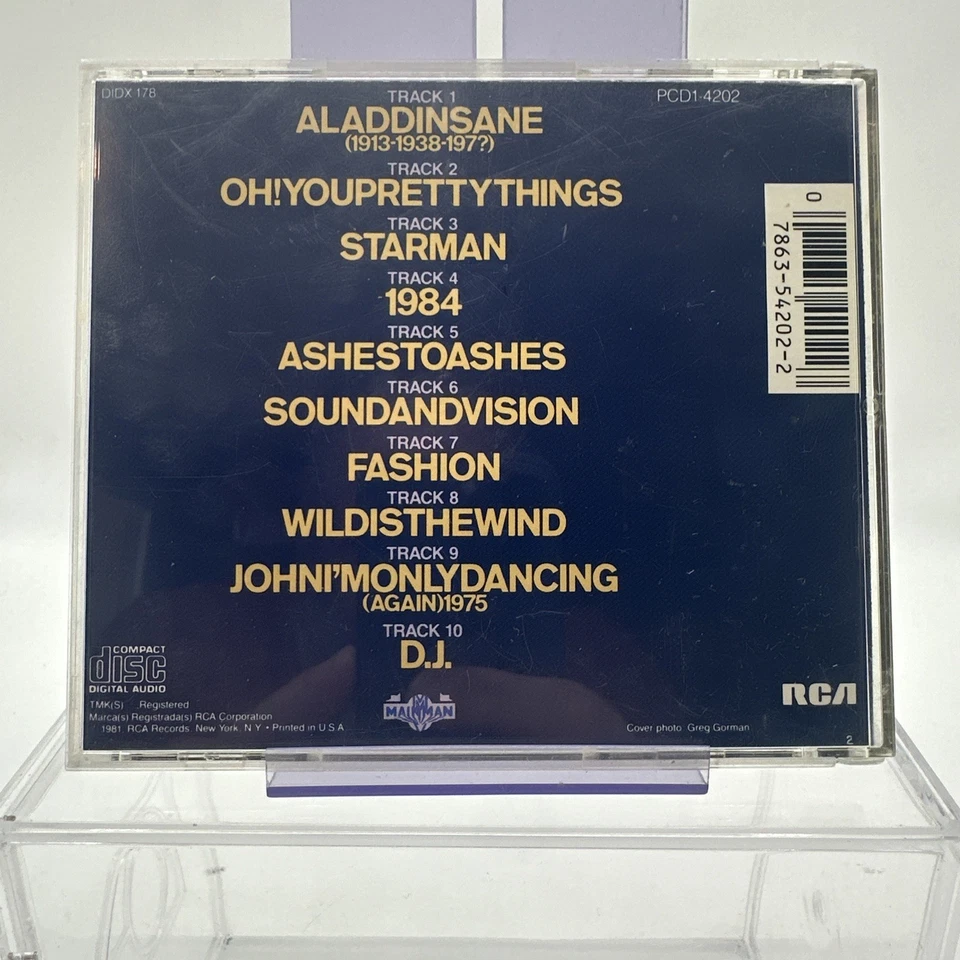 David Bowie-Changes Two-RCA Blue Ring (CD) Made In Japan- Starman, AshesToAshes Foto 2 de 2