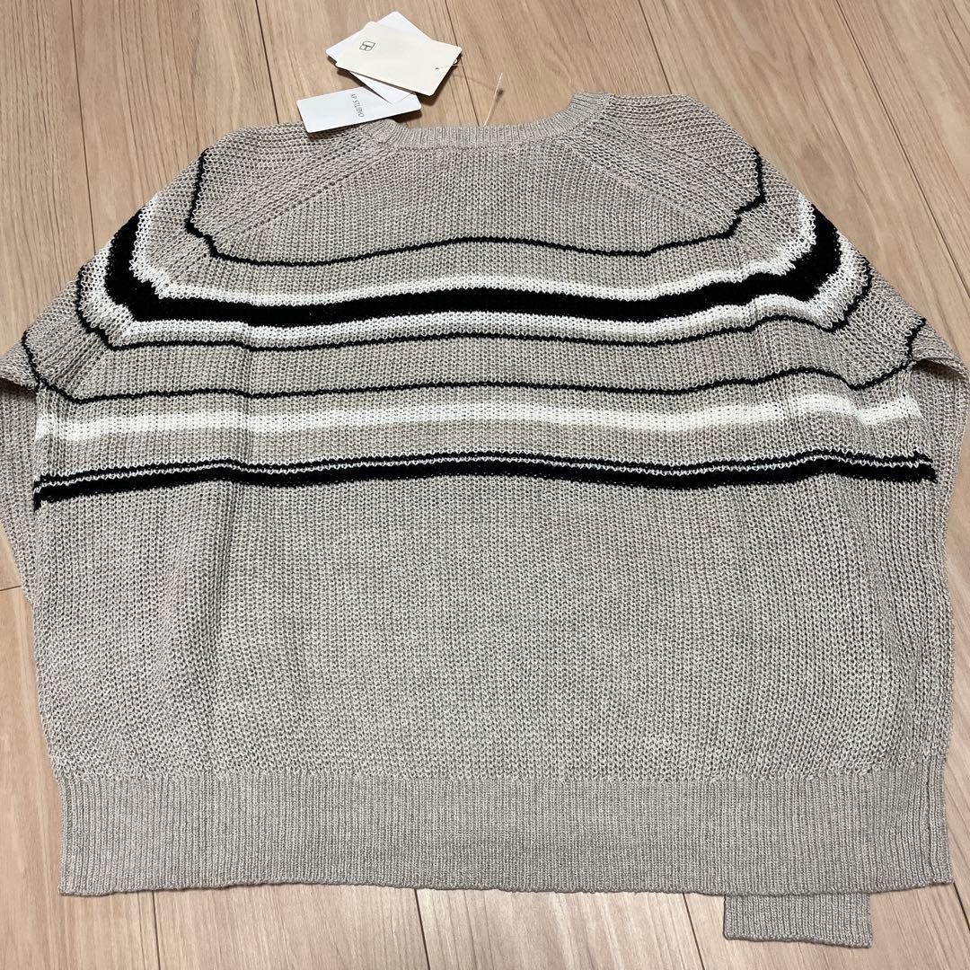 AP STUDIO Calm Border Knit - image 2