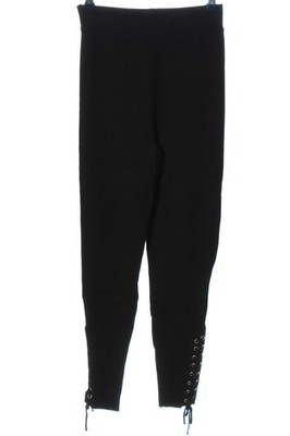 ZARA KNIT Leggings Damen Hose Gr. DE 38 schwarz Casual-Look