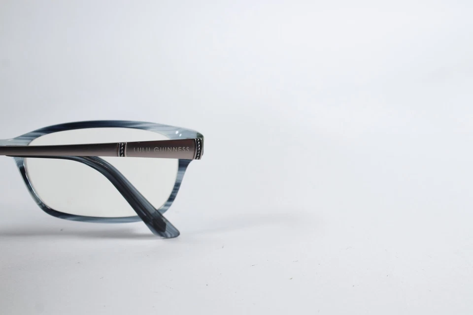 Lulu Guinness Eyeglasses L851 Womens Blue Full Rim Plastic Glasses Frames 52 mm - Image 4 of 4