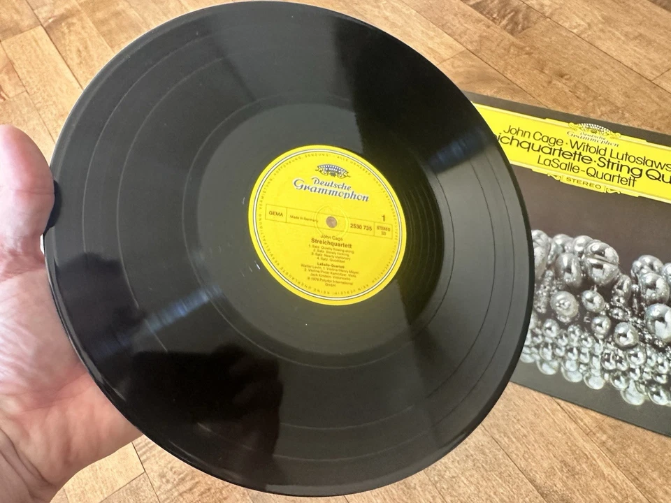 JOHN CAGE Witold Lutoslawski LaSalle String Quartet DG Vinyl LP NM/EX - Image 4 of 4