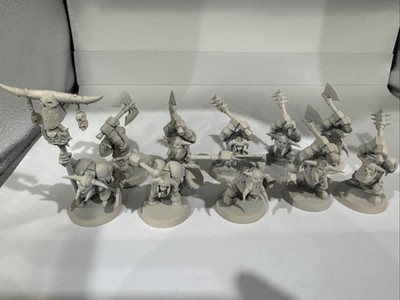 Warhammer FB Orcs Goblins Destruction Orruk Warclans - Black Orcs X10