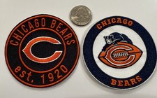 2 -Chicago Bears vintage Style embroidered iron on Patches 3"x 3" Awesome