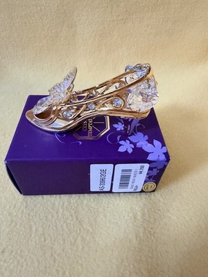 Crystal Temptations Slipper Mini with Crystal & Metal NWT 2 3/4 inch length