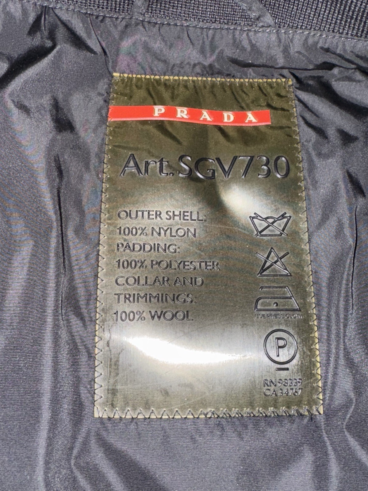 Prada Nylon Bomber Jacket - image 3