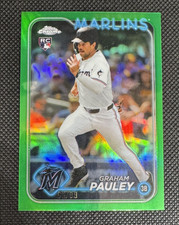 2024 Topps Chrome Update - Graham Pauley #USC97 Green Refractor 99/99!! (RC)