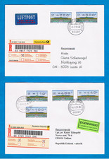 Satz 100/110/220/300/400/440 Nr. 2.2.3 R-FDC FFM/CH+FFM/EST Mi-KW 28.-&euro; BUND VS2