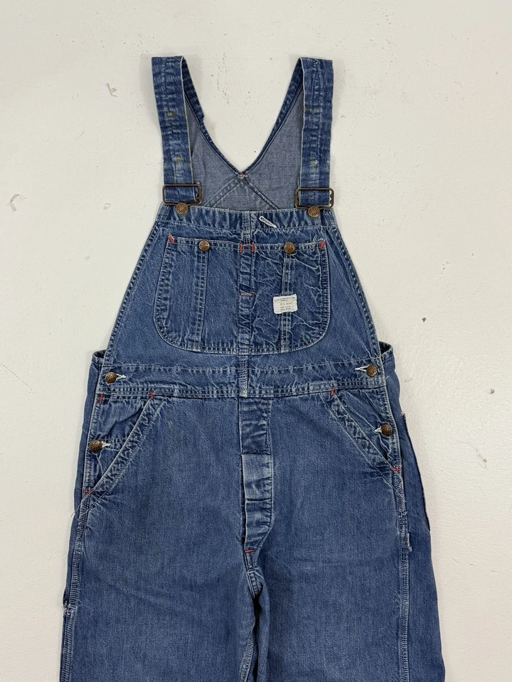 Mono Big Mac Square Bak JCPenney Babero Carpintero Lazo De Colección 34x28 Hecho en Unión Foto 2 de 4