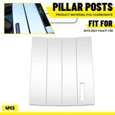 4* Chrome  Pillar Posts Door Trim Accessories For Ford F150 F-150 2015 2016-2021