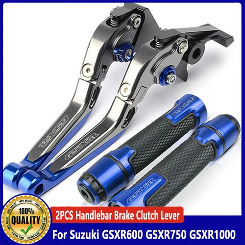 Adjustable Motorcycle Handlebar Brake Clutch Lever For Suzuki GSXR600 GSXR750 - Imagen 8 de 12