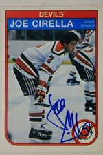 Joe Cirella NJ Devils Signed 1982-83 OPC O Pee Chee #137 Autographed Card 