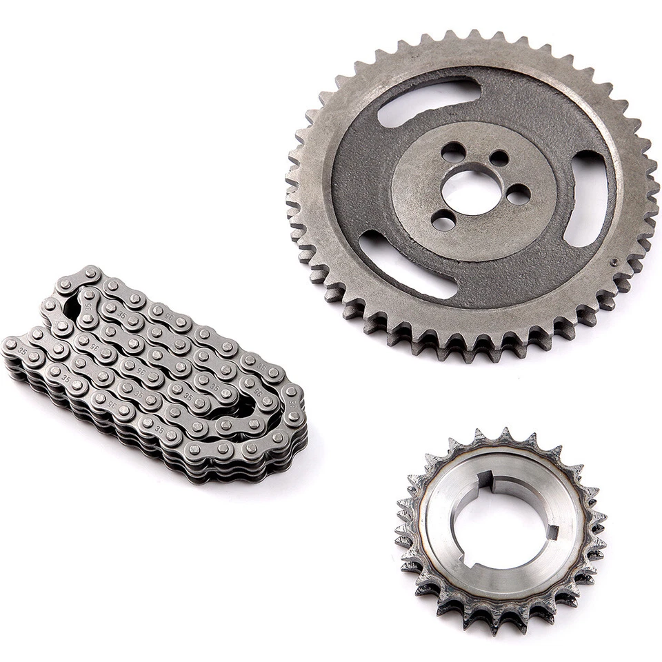 SBC HD Double Row Timing Chain Kit For Chevrolet C10 C20 Suburban 220-C-3023X - Image 3 of 4