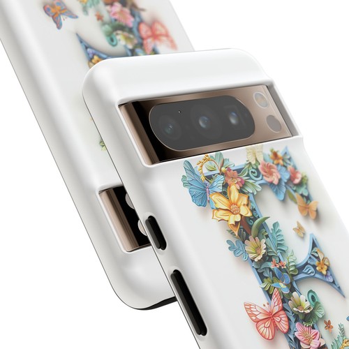 Floral Letter F Phone Case for iPhone, Samsung & Google Pixel - Picture 125 of 227