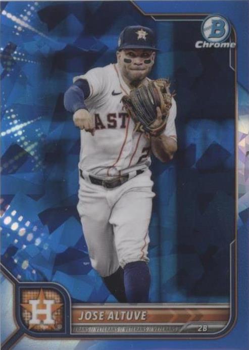 2022 Bowman Chrome Sapphire Edition - Jose Altuve #9 - 1 of 1