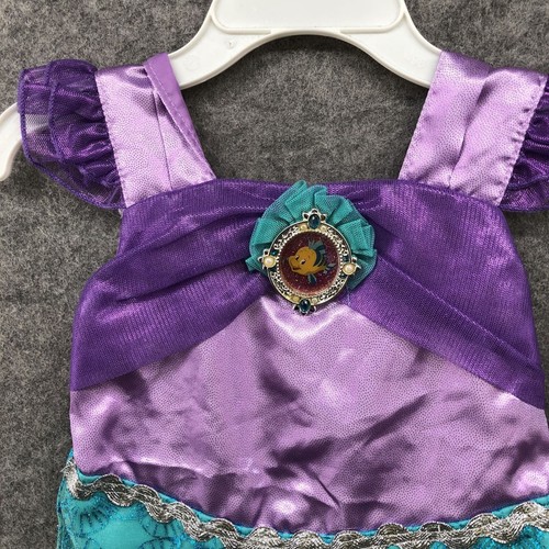 Disney Store Little Mermaid Costume Girls 6-12M Baby Ariel Dress Princess - Picture 3 of 8