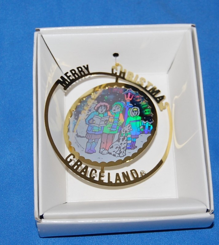 Graceland "Merry Christmas" Holographic Ornament