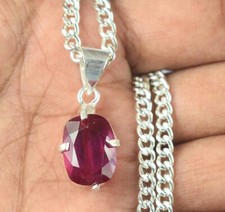 Natural Padparadscha Pink Sapphire 13.05 Ct Cushion Gemstone Pendant See Video