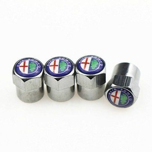 4 Bouchons de valve Pneu Roue//Jante Toutes Alfa Roméo Neuf.