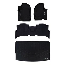 Smartliner Black 1st & 2nd Row Floor Liners & Cargo Liner for Lincoln Navigator