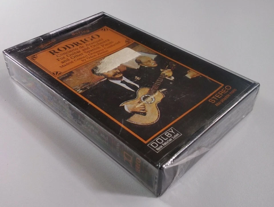 Rodrigo Aranjue Guitar Cassette Tape NOS Sealed Rare Spanish Alonso Madrid  - Image 2 of 4