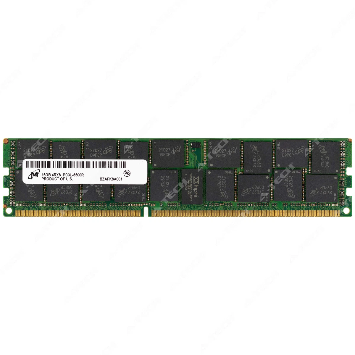 16GB DDR3L ECC RDIMM A-Tech Per Server, Equivalente Dell SNP20D6FC/16G A6994465, 1600MHz