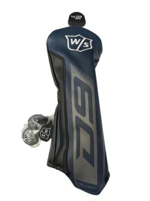 NEW Wilson 6C WS Intelligent Design Golf Club Hybrid Head Cover Blue Black