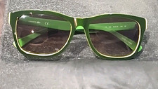Lacoste L863 315 Green Oval Brown Mirror Sunglasses 55-16 140