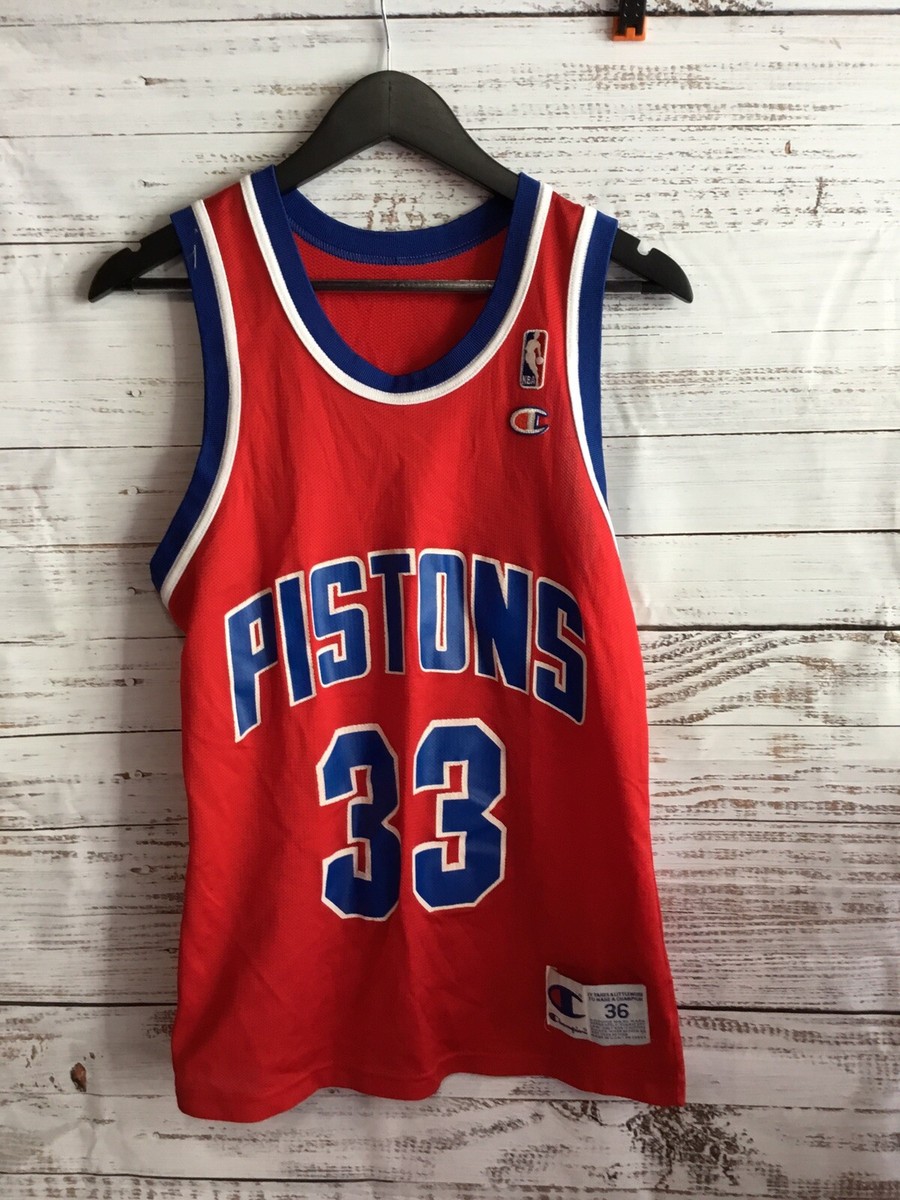 Pistons Hill Champion Jersey Pistons 33 Jersey Vintage Champion
