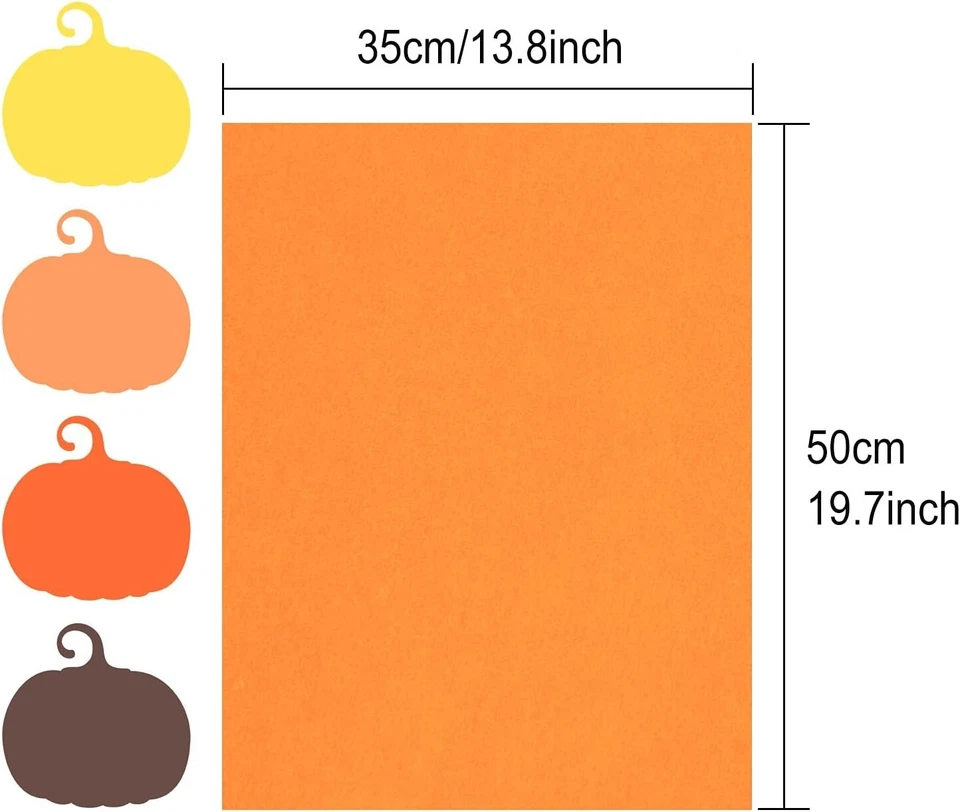 60 Sheets Vibrant Autumn Tissue Paper - Perfect for Thanksgiving Gifts & Crafts - Image 4 of 4