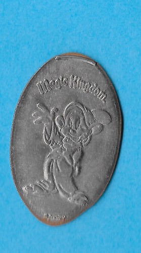 DOPEY WAVING SNOW WHITE WDW PRESSED ELONGATED SMASHED QUARTER DISNEY NOT PENNY