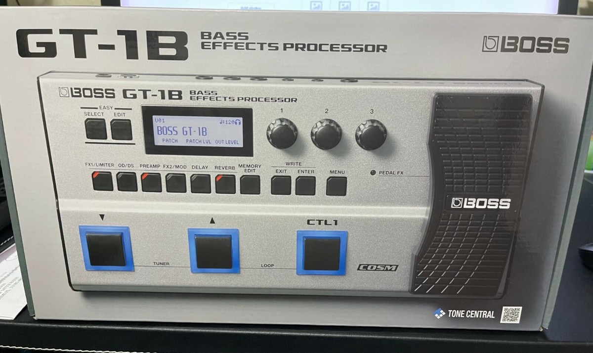 BOSS GT-1B ベースエフェクトプロセッサー ACアダプター付き Amazon.com: Boss GT-1B Bass Effects Processor Bundle with