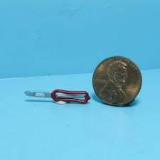 Dollhouse Miniature Metal Kitchen Vegetable Potato Peeler MUL4985