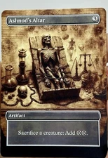 Ashnod’s Altar Proxy Card with Custom designed art