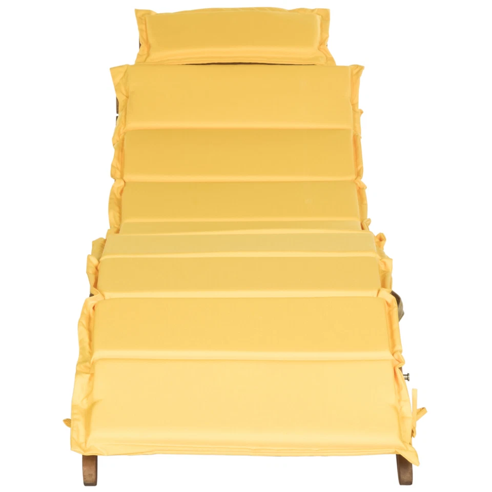 SAFAVIEH Colección Exterior Pacifica Juego de Salón 3 Piezas | Natural/Amarillo | Foto 2 de 4