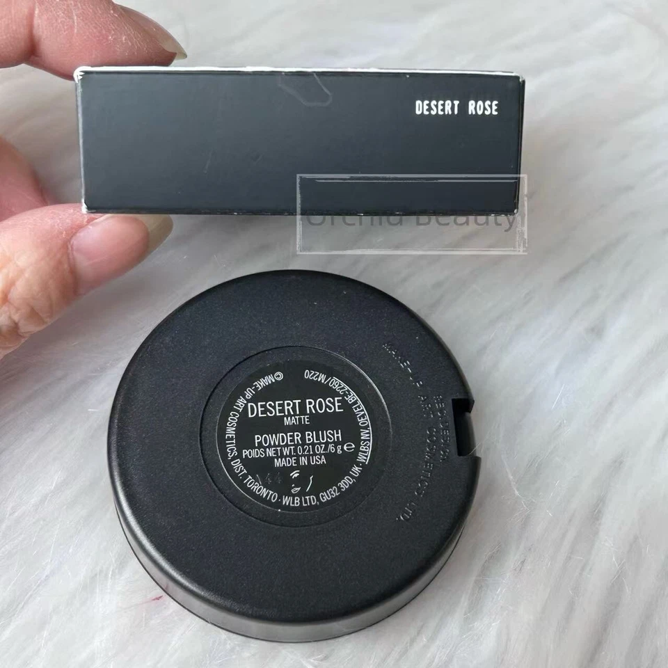 New in box MAC Powder Blush~Shade Desert Rose~Full Size 0.21 oz/6 g~Authentic - Image 4 of 4