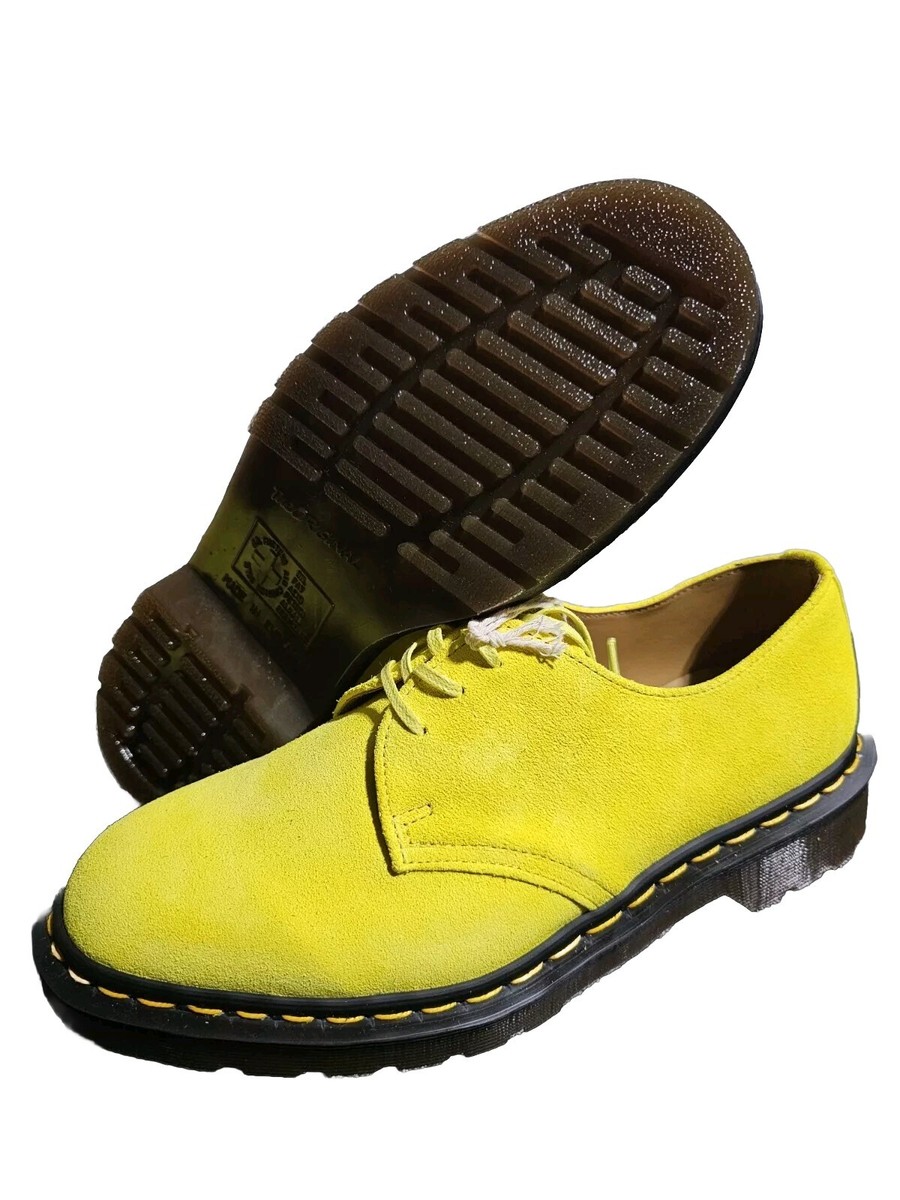 Dr.Martens 1461 イエロースエード UK7 マーチン　希少カラー Dr. Martens 1461 Made In England Buck Suede Oxford Shoes Yellow UK