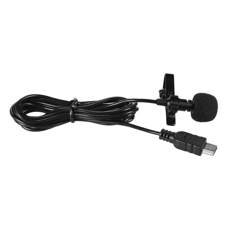 Micrófono USB con Clip para Cuello para Gopro Hero3 3+4 150 cm Profesional Mini Y7J9 Foto 4 de 4